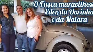 VW Fusca 1975 do &Eacute;der, da Dorinha e da Naiara. VW Fusca 1975 1500cc. VW Beetle. VW Vocho, VW K&auml;fer.