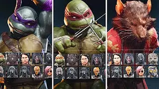 WARZONE 4 - ALL Ninja Turtles Voicelines, Menu & Select Animations