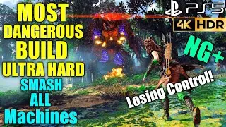 Aloy Losing Control Most Dangerous Build Ultra Hard Horizon Forbidden West NG+ Spike Thrower Build
