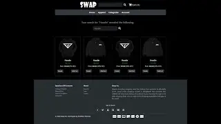Project: Swap Ecommerce | Python | Flask | SQLAlchemy | Stripe Payment | Flask-mail
