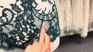 Emerald Green Lace Trim - Kate