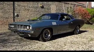 1971 Plymouth 'Cuda 426 Hemi Cuda Barracuda Convertible in Gray on My Car Story with Lou Costabile