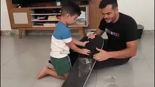 Skate novo do Cauã!!!