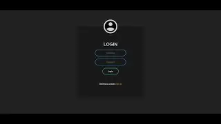 Animated Login Form | HTML & CSS