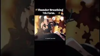 Zenitsu ⚡Thunder Breathing 7th Form ⚡🔥 ||demon slayer #zenutsu #aniki