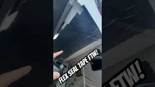 RV Awning Flex Seal Tape Repair
