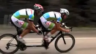 Australian National Road Tandem Champions on Calfee Bike with Fast Forward Wheels