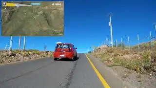 Descenso en Bicicleta Valle Nevado - Corral Quemado (video time lapse)