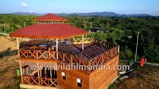 Stunning drone view of Thenzawl Golf Course | Mizoram aerial footage