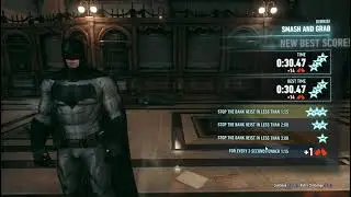Smash and Grab (Two face Bank Heist) Personal Record | Batman Arkham Knight AR Challenges