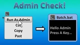 Admin Check For CMD | Tips and Tricks! #1