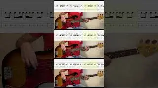 Смысловые Галлюцинации - Вечно Молодой (Bass intro & Tabs) #basstabs #bassplayer #basscover #shorts