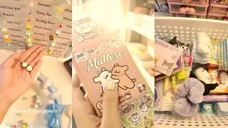 Packaging stationery orders with aesthetic ASMR vibes💖🌸