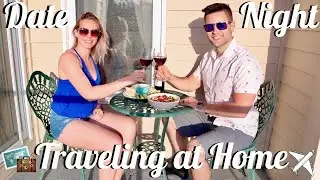 Original Date Night Ideas at HOME / Travel Theme Date Night
