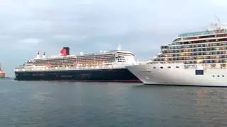 Hornbattle Costa Deliziosa, Queen Mary 2 and AIDA Cara