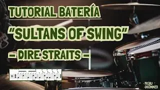Cómo tocar SULTANS OF SWING en BATERÍA - Dire Straits (TUTORIAL Español)
