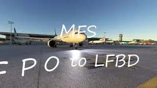 MFS 2020 very nice flight Recorder A320 FBW LFPO to LFBD