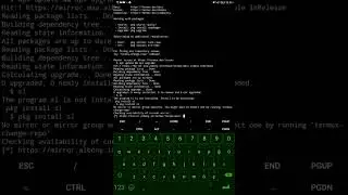 fun Code in Termux part 2. sl