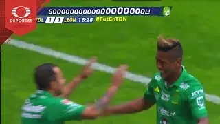 Gol de Pedro Aquino |Toluca 1 - 1 Le&oacute;n | Apertura 2018 -- J7 | Televisa Deportes