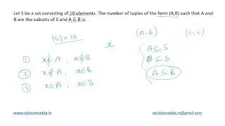 GATE 2021 SET-2 | EM | SET THEORY | GATE TEST SERIES | SOLUTIONS ADDA | EXPLAINED BY POOJA