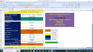 Income Tax Statement Generation Tool 2025-2026