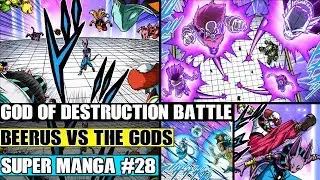 GODS OF DESTRUCTION BATTLE! Beerus Vs All The Gods! Dragon Ball Super Manga Chapter 28 Review