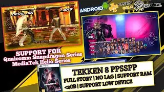 GAME TEKKEN 8 PPSSPP 2025 UPDATE | Full Offline | New ISO + Textures + All Stages for Android & iOS
