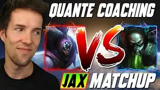 Grubby gets coached on the URGOT vs JAX matchup by QUANTE!