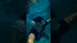 Tubar&atilde;o na piscina 😨👆🏻