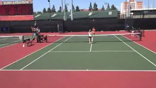 05 10 2015 USC women's tennis matchpoint 2015 NCAA 2nd round