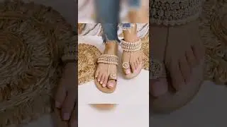 kolhapuri sandal 👡 design#kolhapur#sandals#design#viralvideo#subscribe for more videos