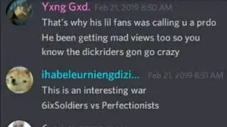 6ixworld is a Pedo!!? (Discord Screenshots)