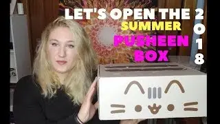 PUSHEEN!! 2018 SUMMER SUBSCRIPTION BOX - Open it with me!!! & WATCH for GIVEAWAY