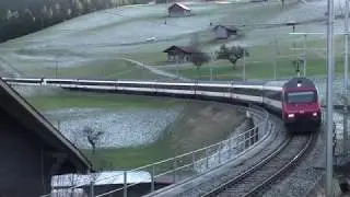 SBB EW IV im Simmental, 02.01.2020