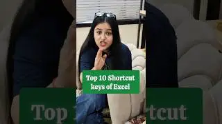✅Top 10 Shortcut keys of Excel #excel #excelshortcuts #exceltips #exceltricks #exceltutorial #excel