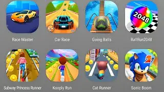 Race Master, Car Race, Going Balls, Ball Run 2048, Subway Princess Runner, Kooply Run, Cat Runner