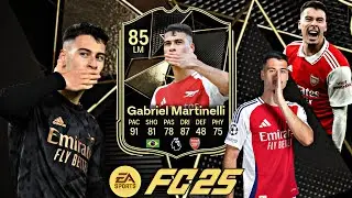 TOTW MARTINELLI IS CRACKED!🤩🇧🇷 - 85 RATED IN-FORM GABRIEL MARTINELLI PLAYER REVIEW - EAFC 25
