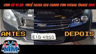Como Trocar Lente Farol Vectra - Bônus (Fazer Tampa da Lâmpada)