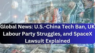 Global News: U.S.-China Tech Ban, UK Labour Party Struggles, and SpaceX Lawsuit Explained