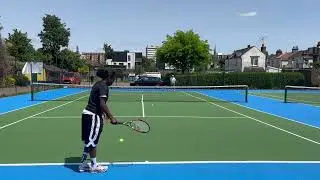 BEGINNER TENNIS RALLY...(looking better)