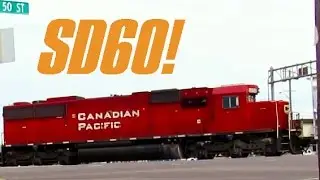 Un-numbered SD60! CP Oil manifest moves through lambton park yard
