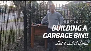 Budget Friendly DIY Garbage Bin!