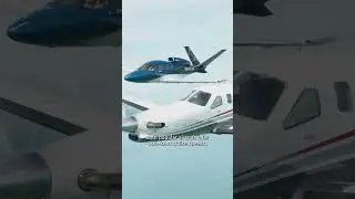 Полёт TBM 910 против SF50 Vision Jet
