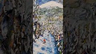 #morzine #portesdusoleil #lesgets #snowboarding #skiing #art #painting