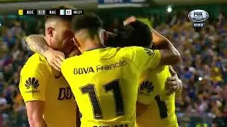 Boca 1 Racing Club 2 Video Goles de Mart&iacute;nez, Benedetto y Solari &ndash; Superliga 2017 2018 Fecha 9