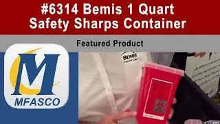 Safety Sharps Container from Bemis 1 Quart  | Item #6314
