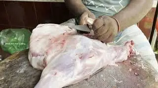 দেশি খাসির মাংস কাটিং - New Goat Meat Cutting Video | Halal Food |
