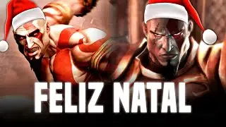 ESPECIAL DE NATAL: God of War 1 & 2 com MOD NATALINO | AO VIVO