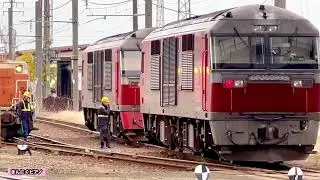 【苗穂工場】超レア？✨DF200の重連‼︎? 構内試運転…始まる！👀