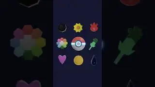 Pokemon Badges - Modeling, Texturing, Rendering in EEVEE | CG #Shorts